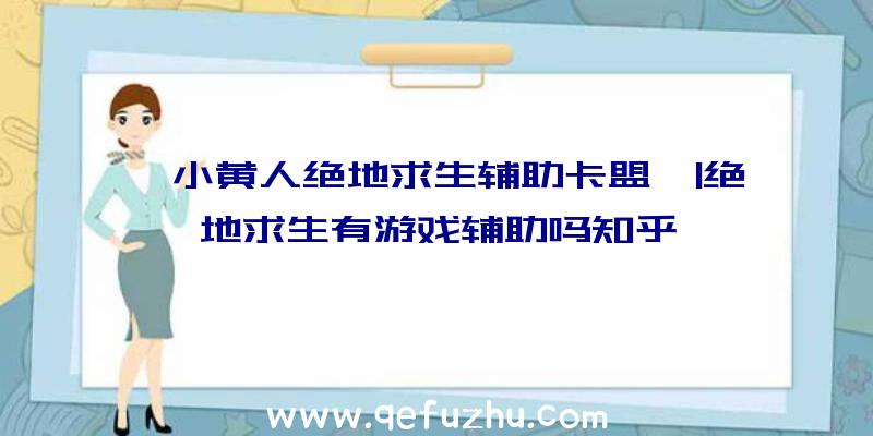 「小黄人绝地求生辅助卡盟」|绝地求生有游戏辅助吗知乎